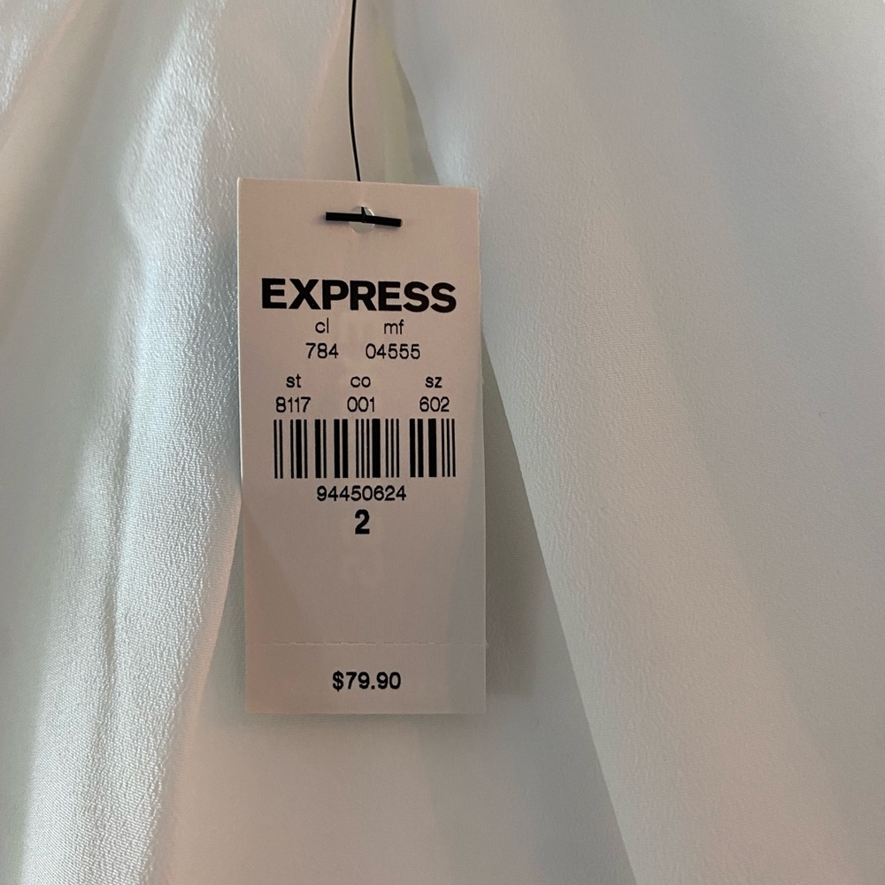 EXPRESS DRESS short, white& black, size2 - Picture 7 of 10